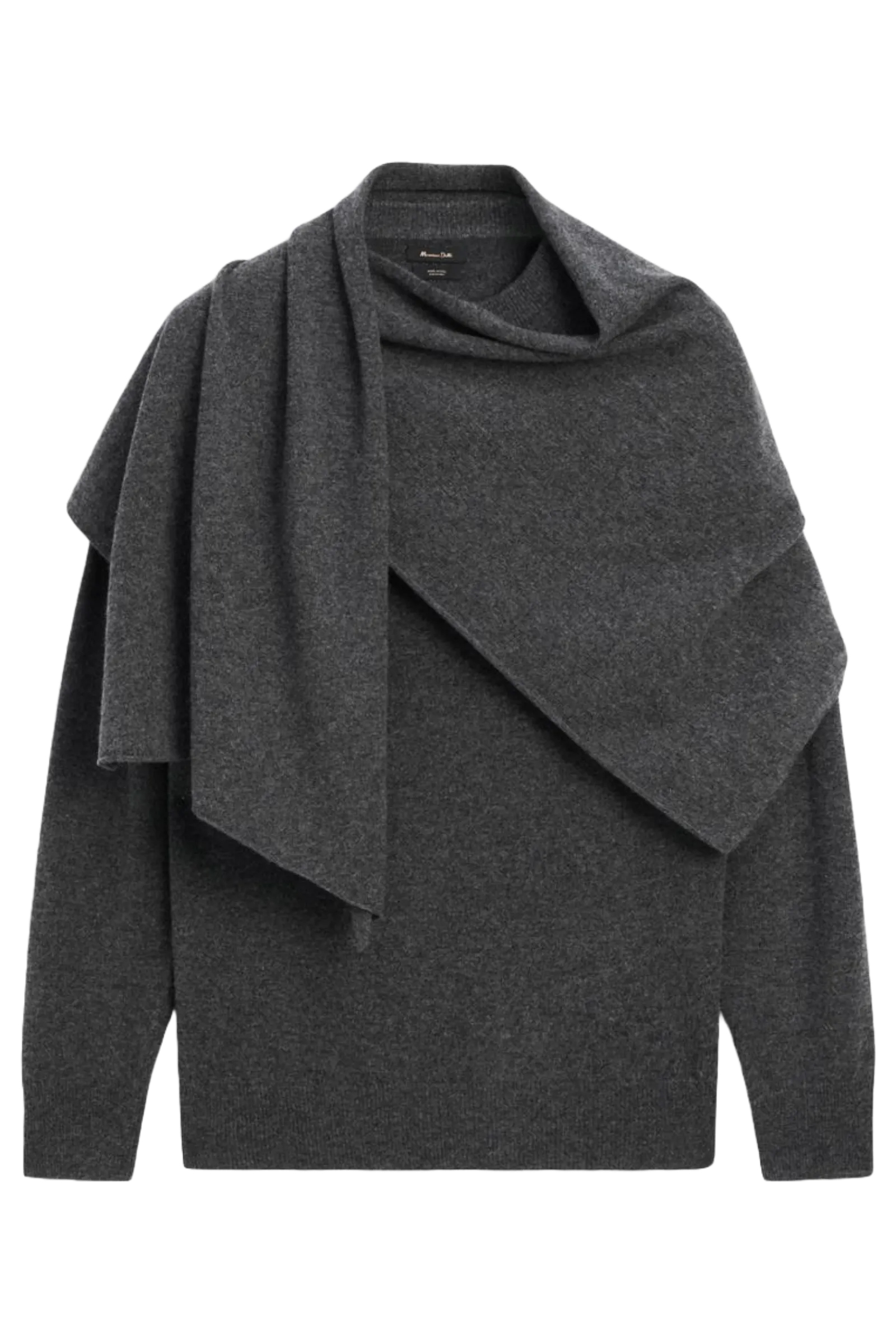 100% Wool Sweater with Scarf