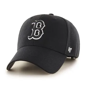 47 Brand Boston Red Sox Blackout MVP Black Dad Hat