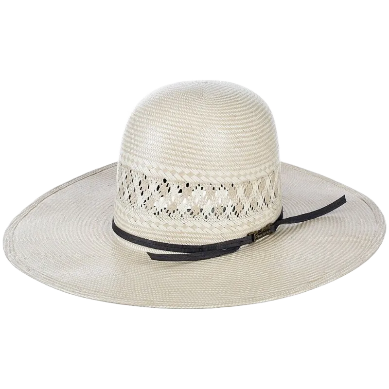 American Hat Co. Natural Straw With Black Band Western Hat 1011
