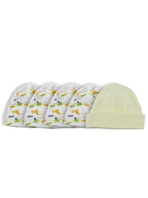 Bambini Infant Baseball Cap - 100% Cotton, Pack of 5