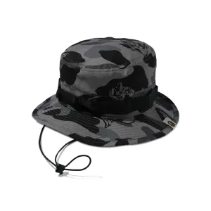 BAPE Ursus Camouflage Military Cap, Black