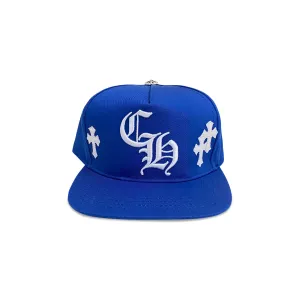 Baseball Cap with Chrome Hearts Patch, Blue