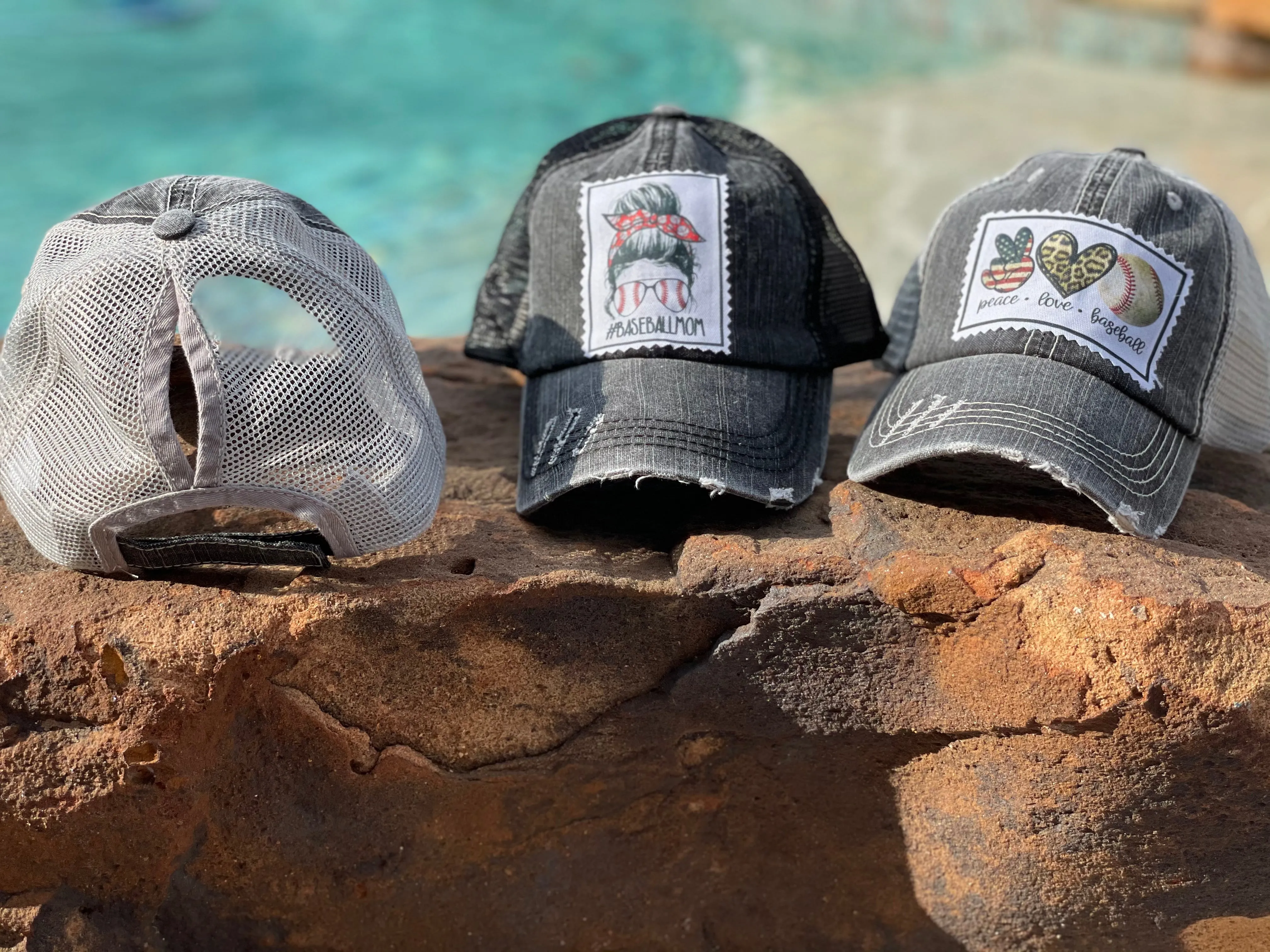 Baseball Themed Caps