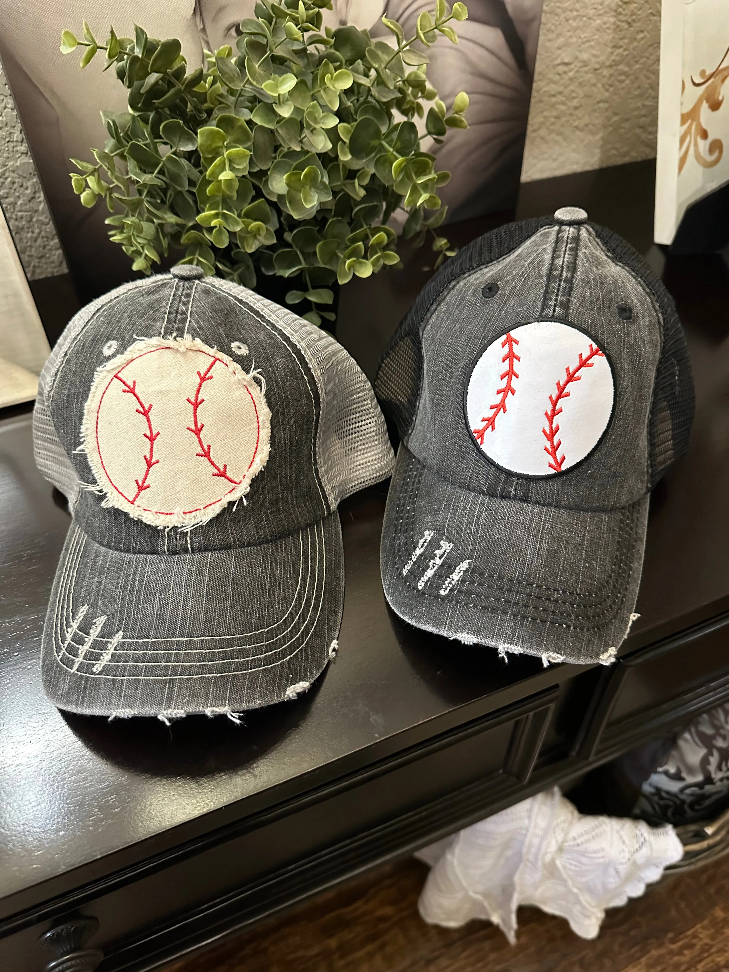 Baseball Themed Caps