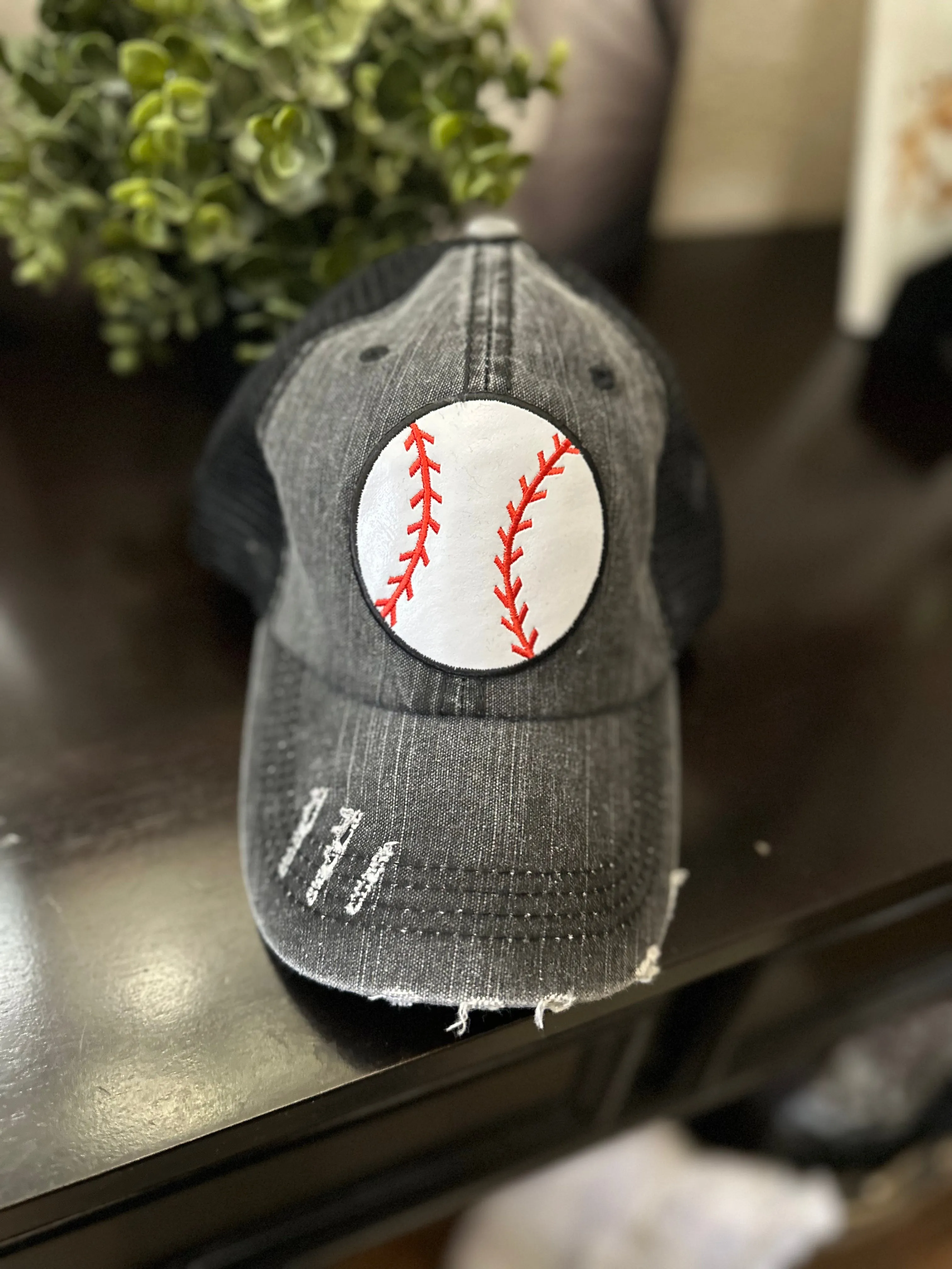 Baseball Themed Caps