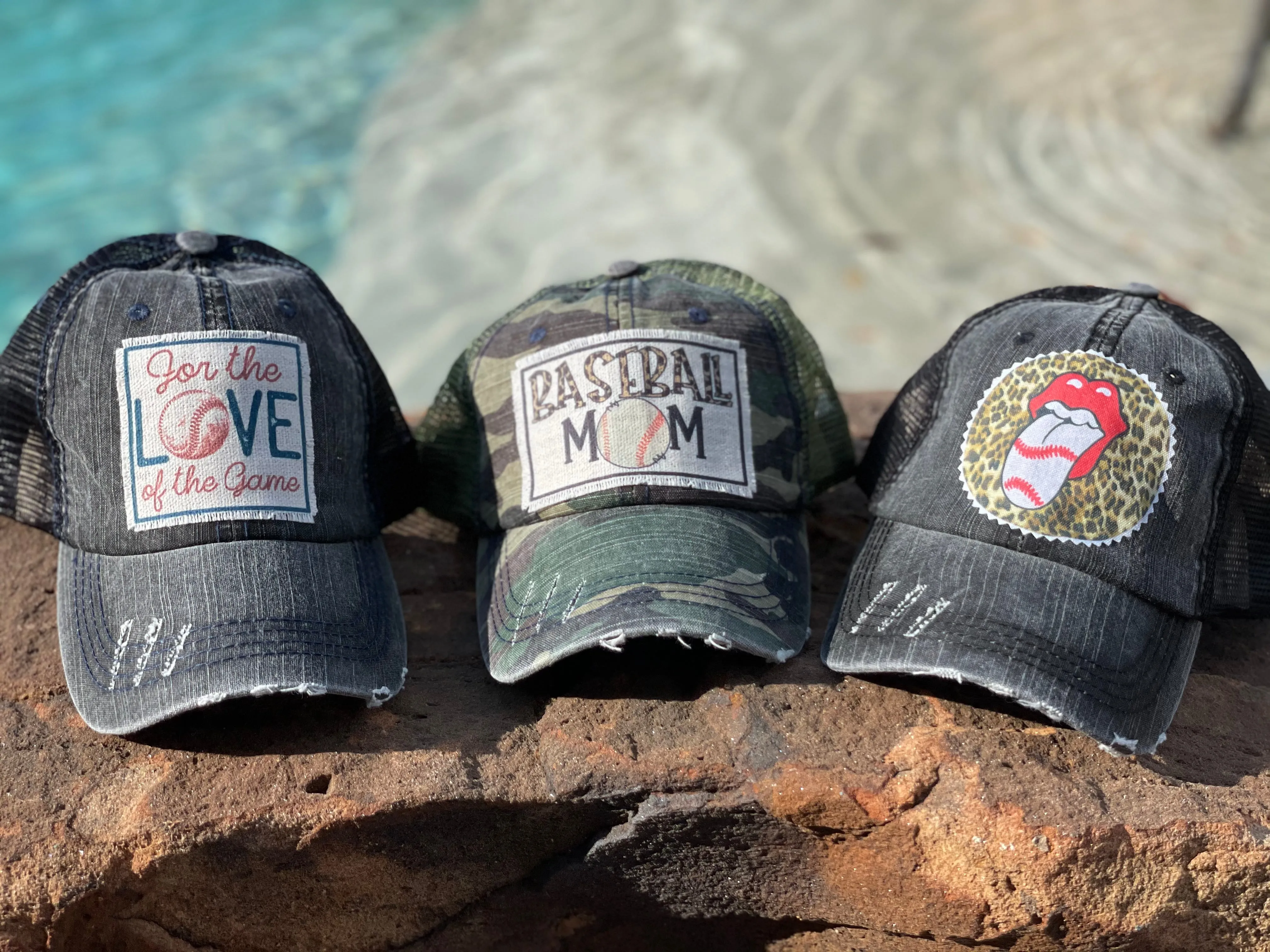 Baseball Themed Caps