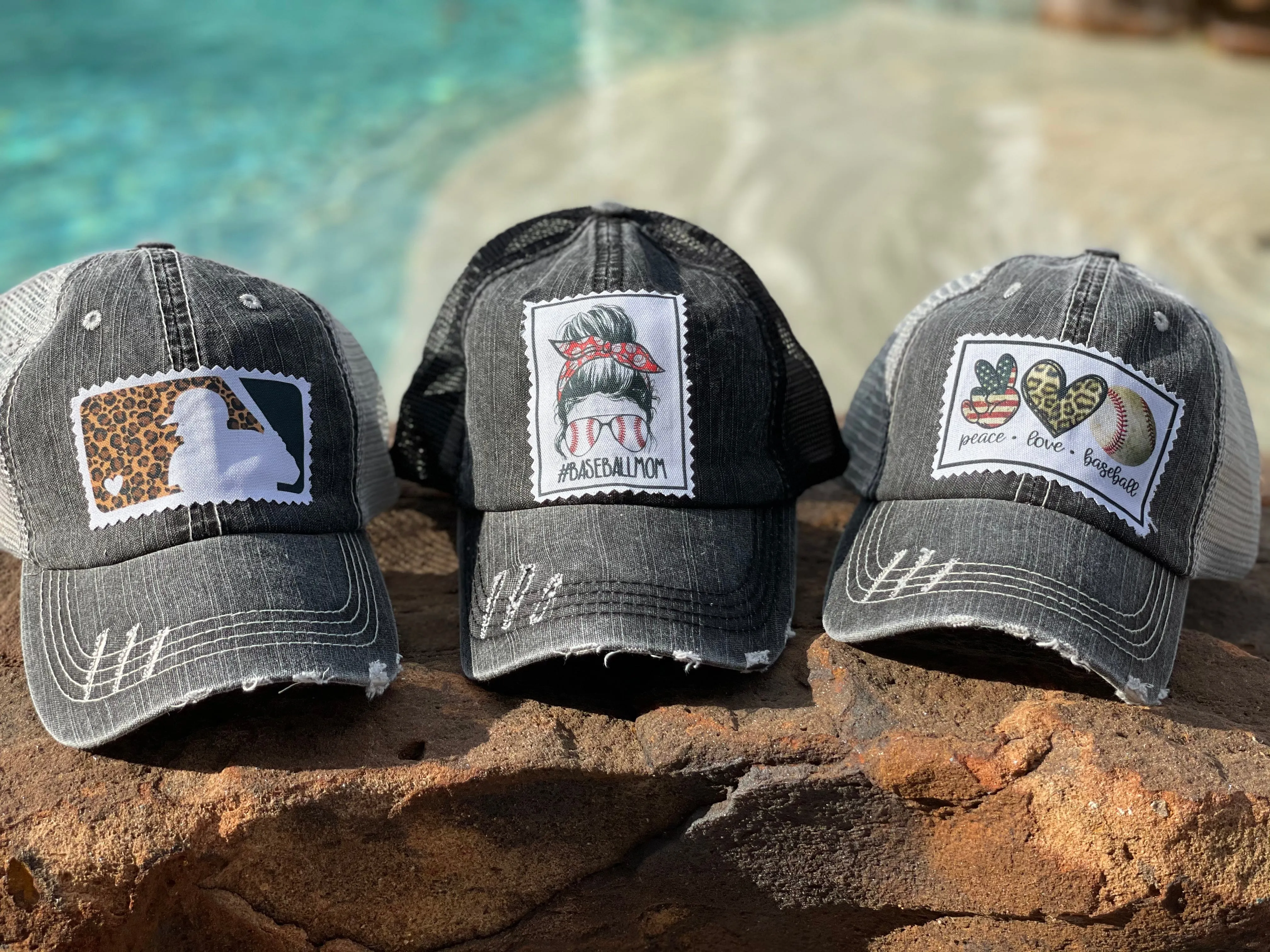 Baseball Themed Caps