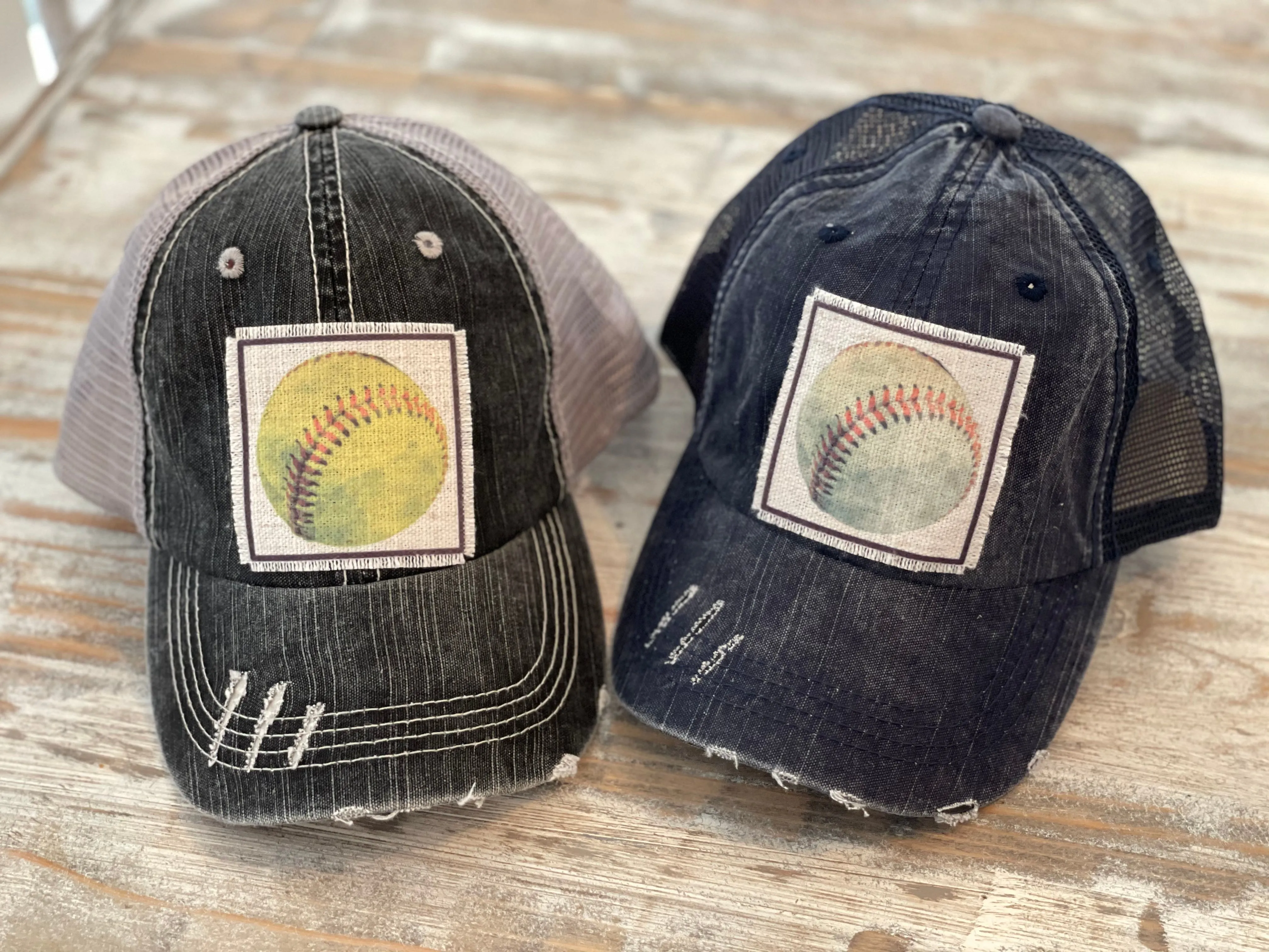 Baseball Themed Caps