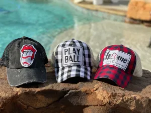 Baseball Themed Caps