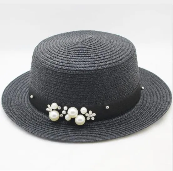 Beaded Wide Brimmed Hat