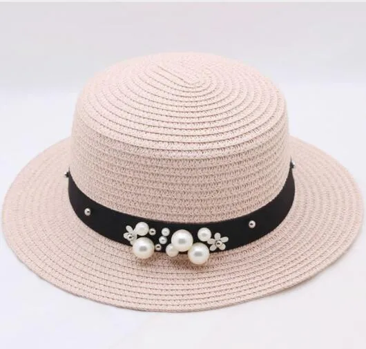 Beaded Wide Brimmed Hat
