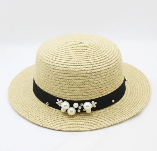 Beaded Wide Brimmed Hat