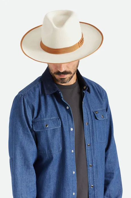 Brixton Reno Fedora Hat  - Dove