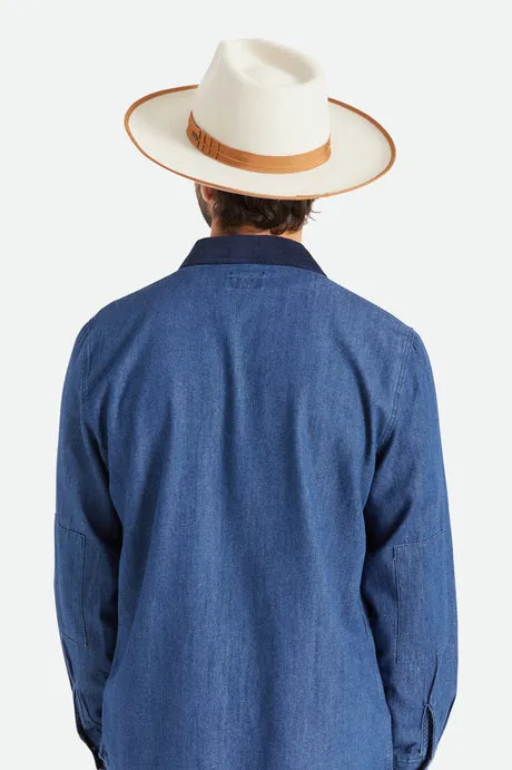 Brixton Reno Fedora Hat  - Dove