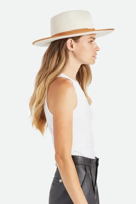 Brixton Reno Fedora Hat  - Dove