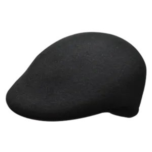 Bruno Capelo Men's Black Wool Cap 100% Wool Casual Hat