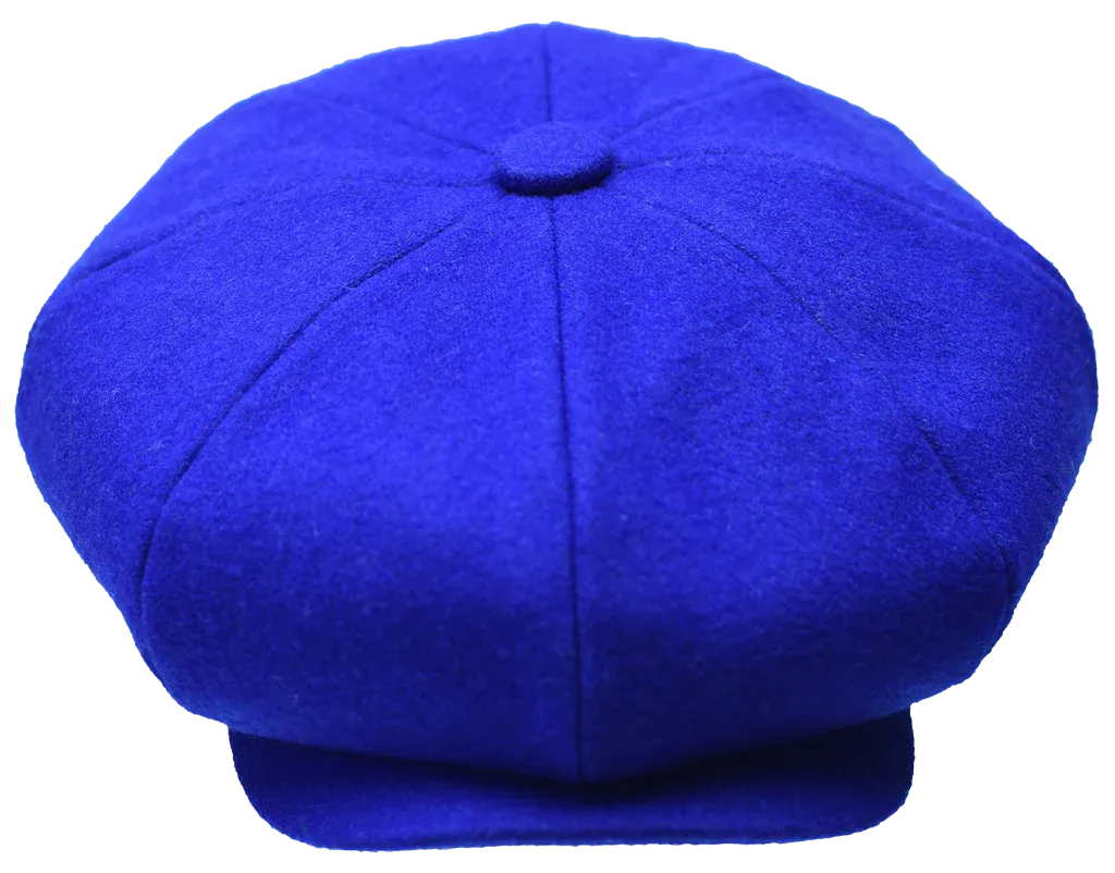 Bruno capelo Royal Blue Men's Apple Hat Men's Casual 100%Wool Hats