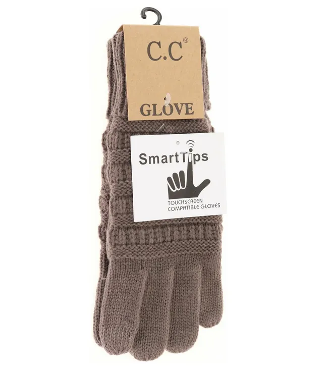 Cable Knit Gloves