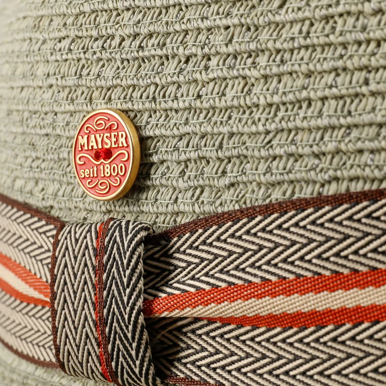Classic Maleo Trilby Straw Hat by Mayser