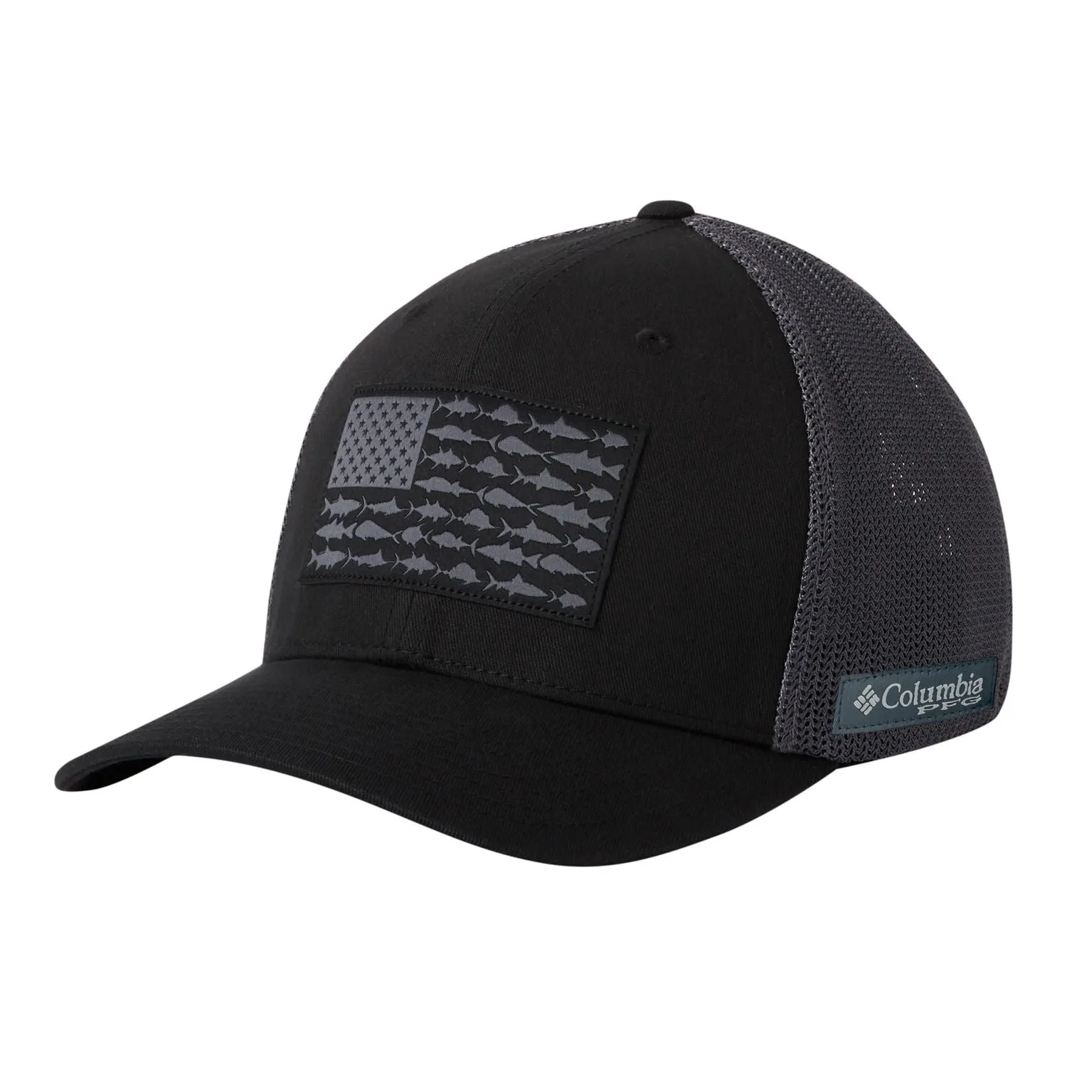 Columbia Men's PFG FlexFit Mesh Flag Slim Cap
