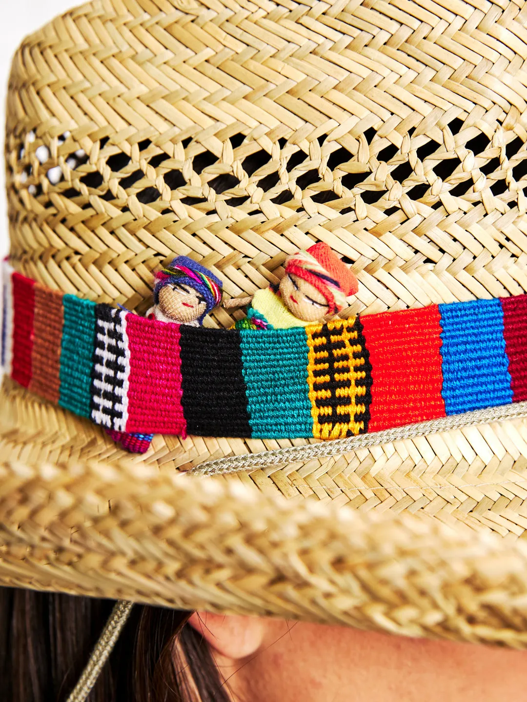 Cowboy Sun Hat - Guatemala hat band