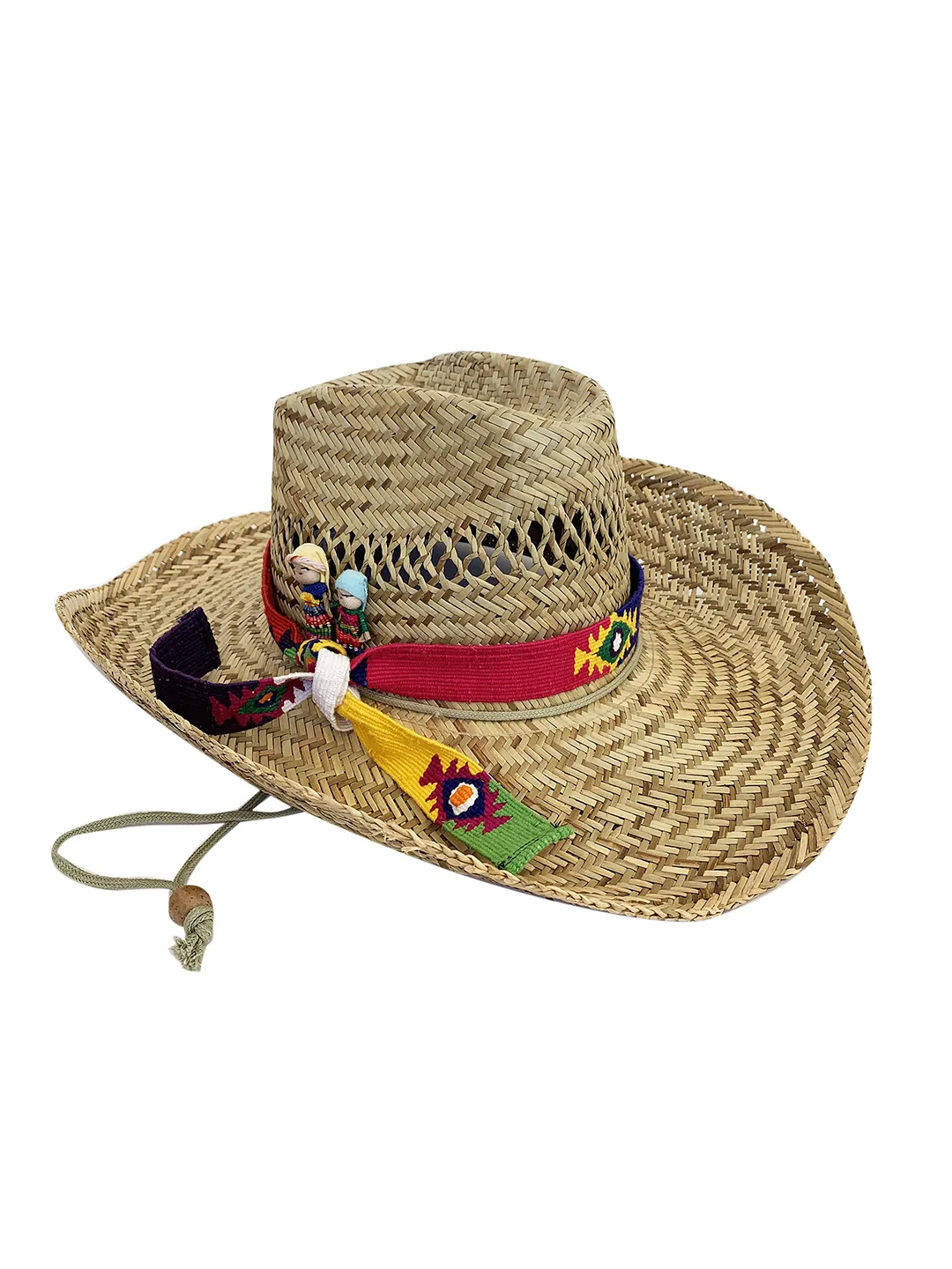 Cowboy Sun Hat - Guatemala hat band