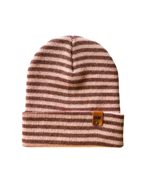 CTD204 HAAKWEAR Traditional RORO Cuffed Beanie / Hat - Pink / Burgundy, Made in USA