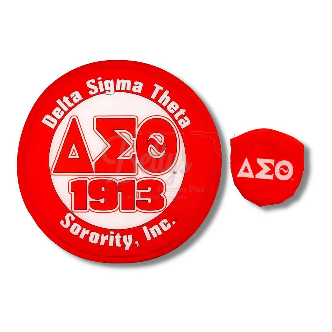 Delta Sigma Theta ΔΣΘ 1913 Collapsible Hand Fan Pop Up Fan