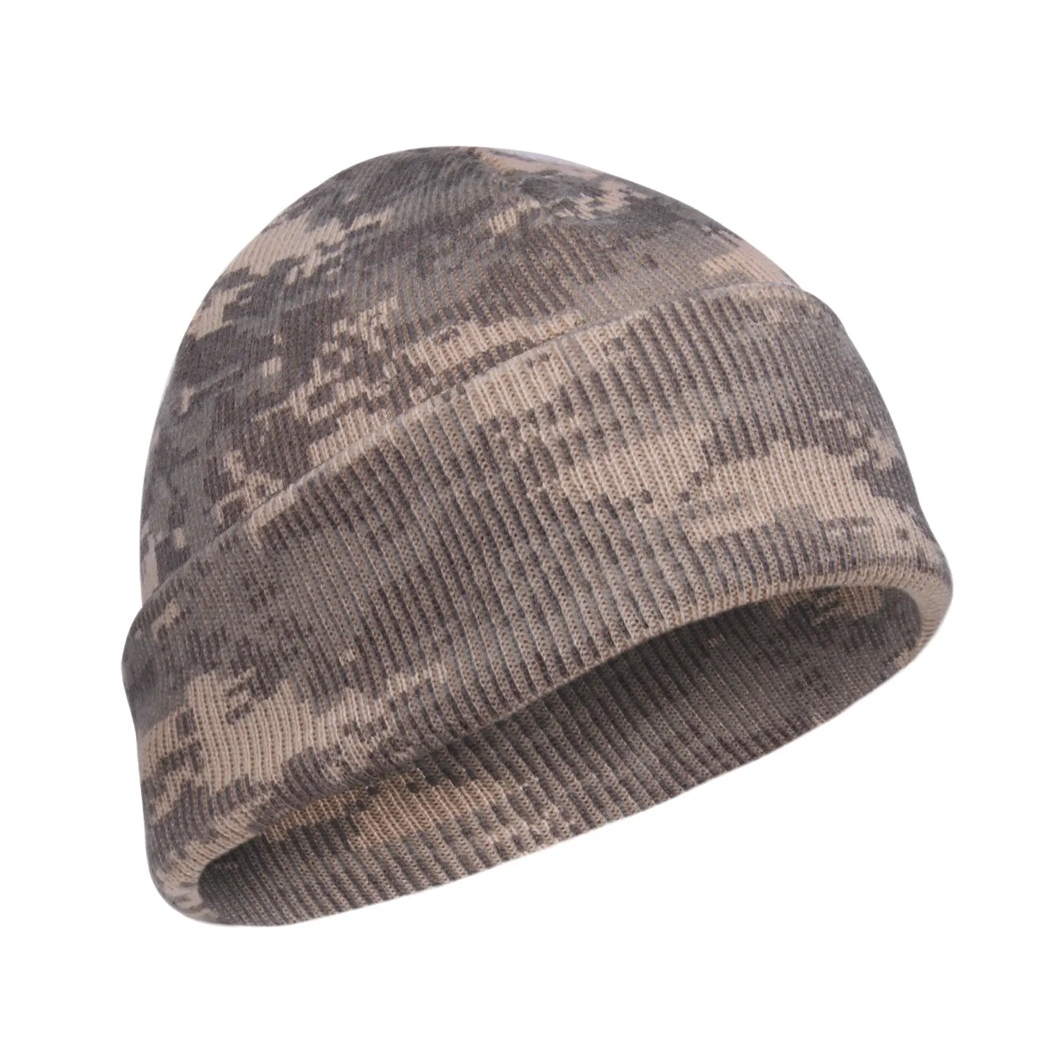 Deluxe Camo Watch Cap Subdued Urban Digital Camo