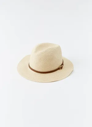 Fedora Cream/Tan Hat