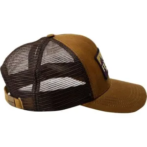 Filson Men's Logger Mesh Cap, Dark Tan