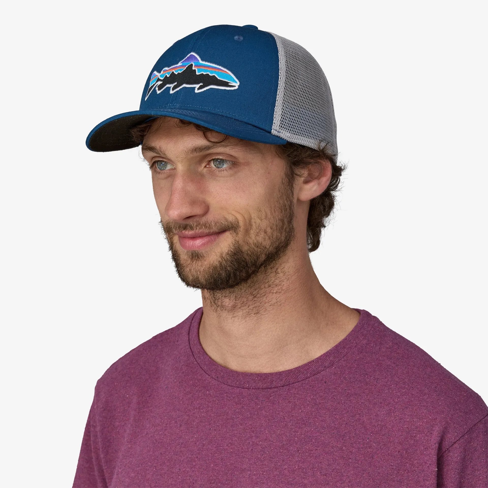 Fitz Roy Trout Trucker Patagonia Cap, Lagom Blue
