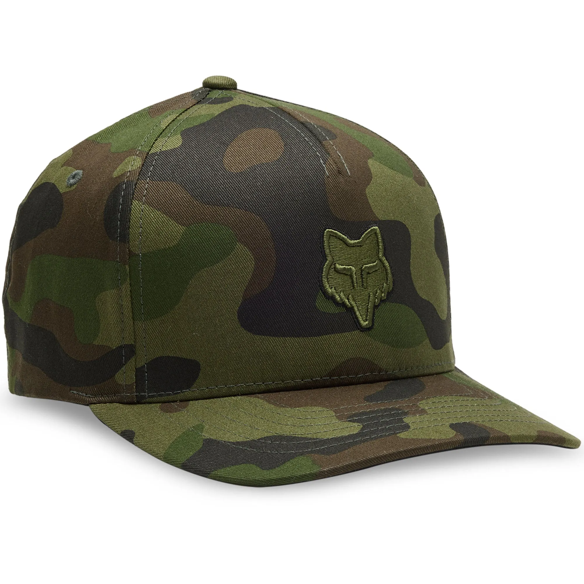 Fox Racing Fox Head Flexfit Hat Green Camo