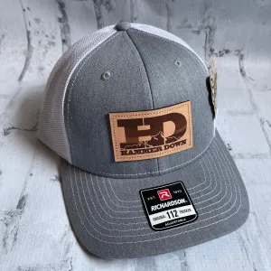 Hammer Down "HD Mountain" Hat - Heather Gray with Woven Patch