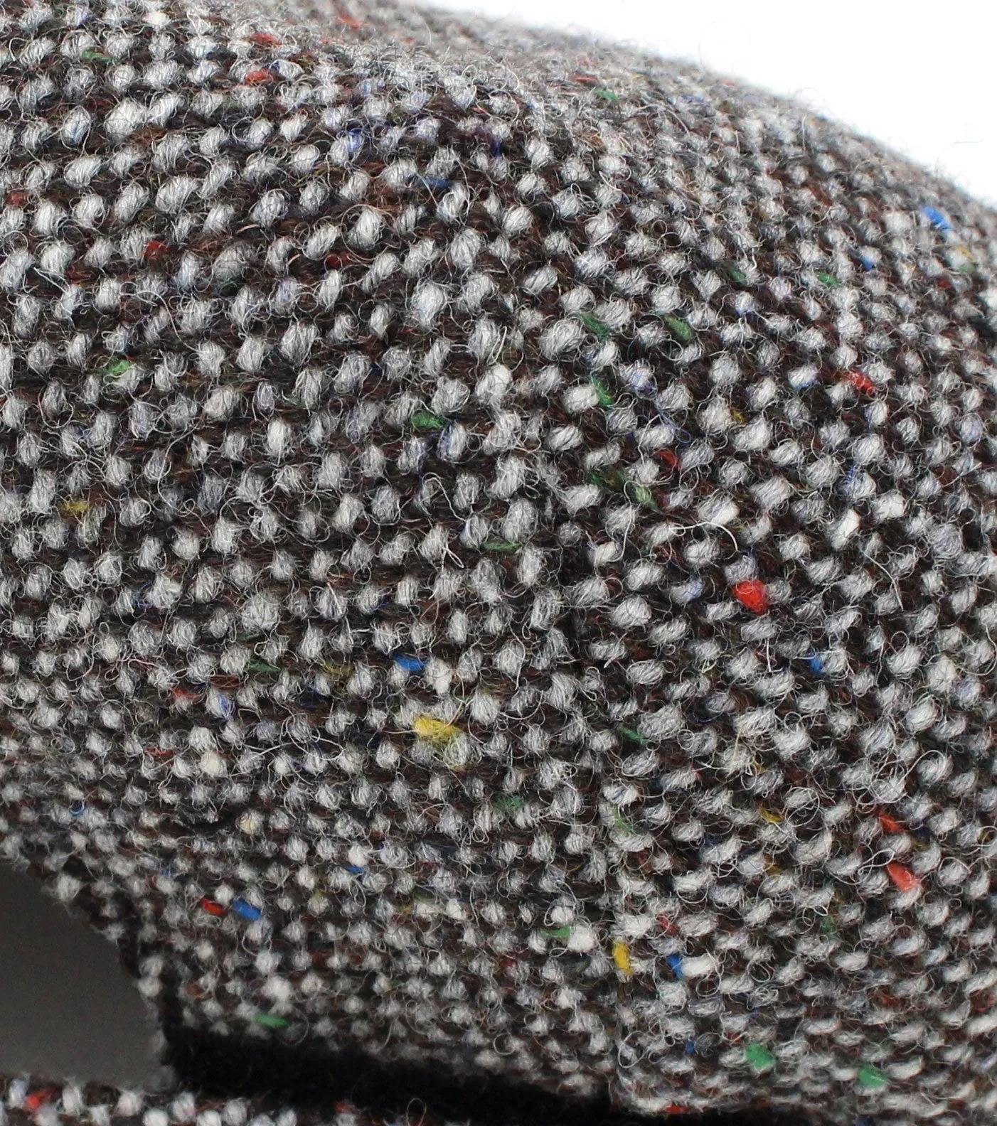 Hanna Children's Tweed Flat Cap | Grey and Brown Salt & Pepper