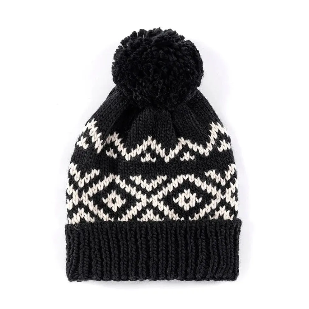 Knit toque - Ladies, color Black
