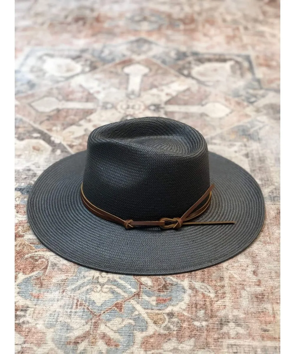 Lindsey Black Straw Hat