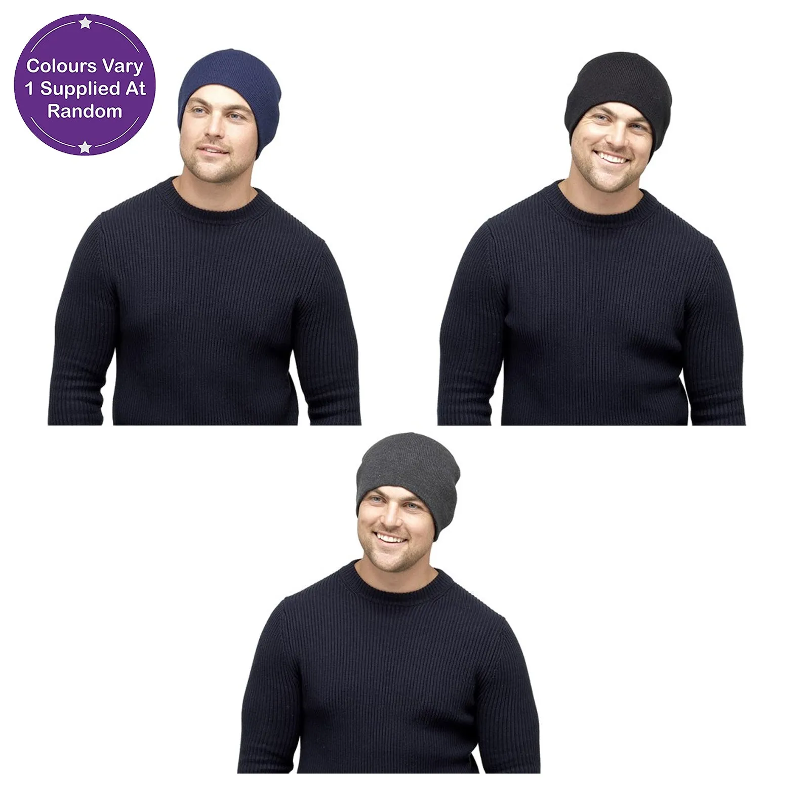 Mens Beanie Hat - Assorted