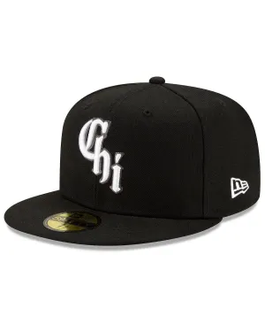 Men's Black Fitted Hat Chicago White Sox City Connect 59FIFTY New Era