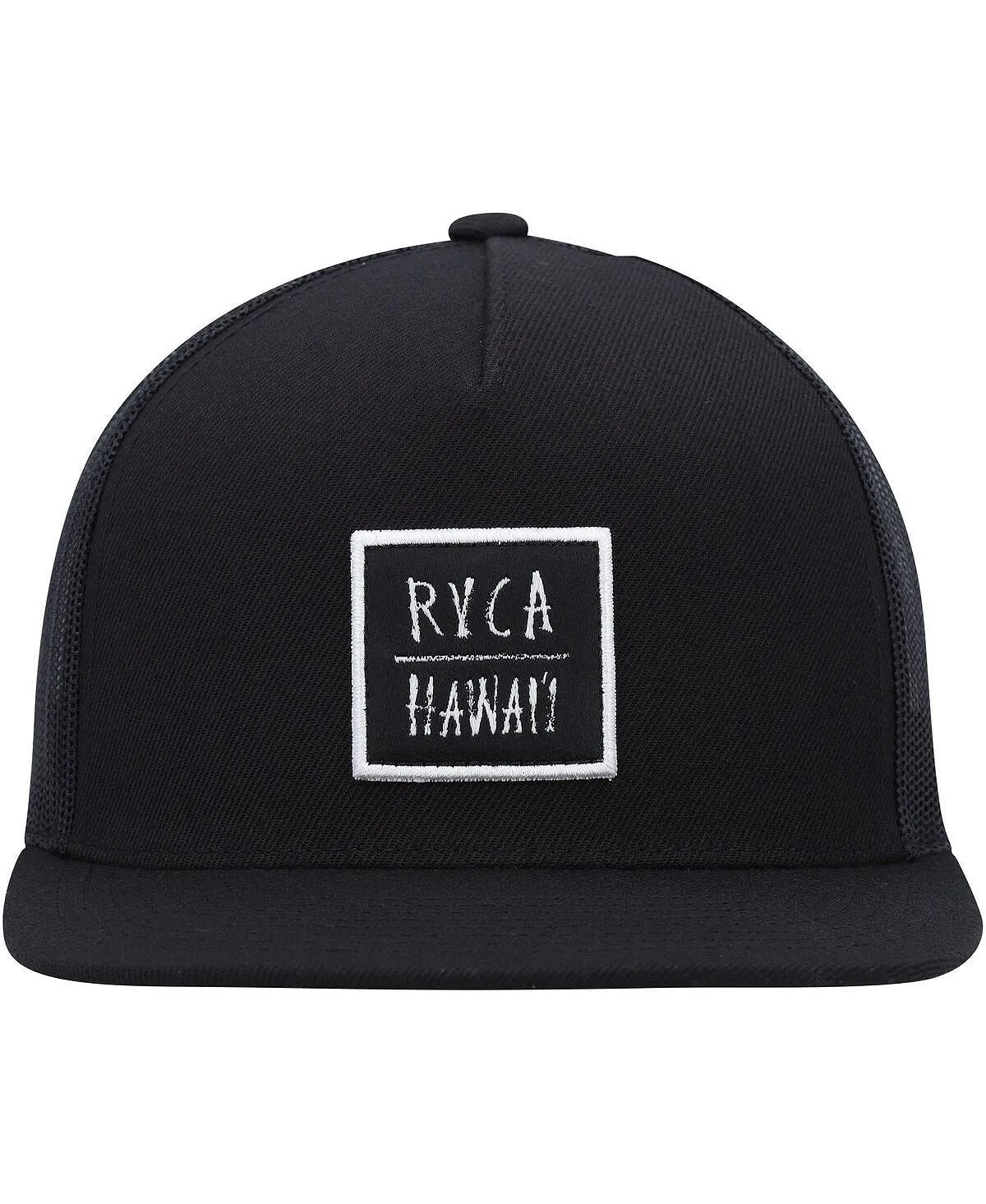 Men's Black Horton Teeth Trucker Snapback RVCA Cap