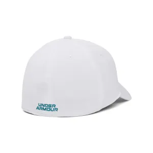 Men's Blitzing Under Armor Elastic Cap, White