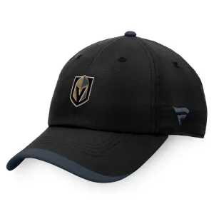 Men's Branded Black Adjustable Fanatics Vegas Golden Knights Authentic Pro Rink Pinnacle Hat