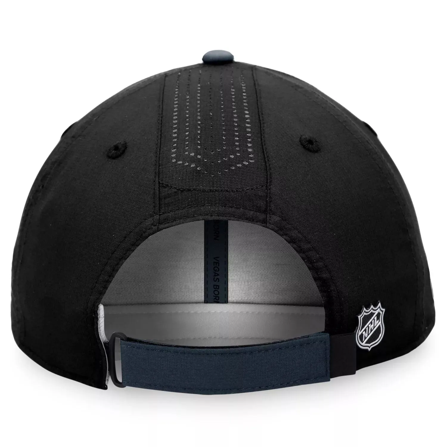 Men's Branded Black Adjustable Fanatics Vegas Golden Knights Authentic Pro Rink Pinnacle Hat