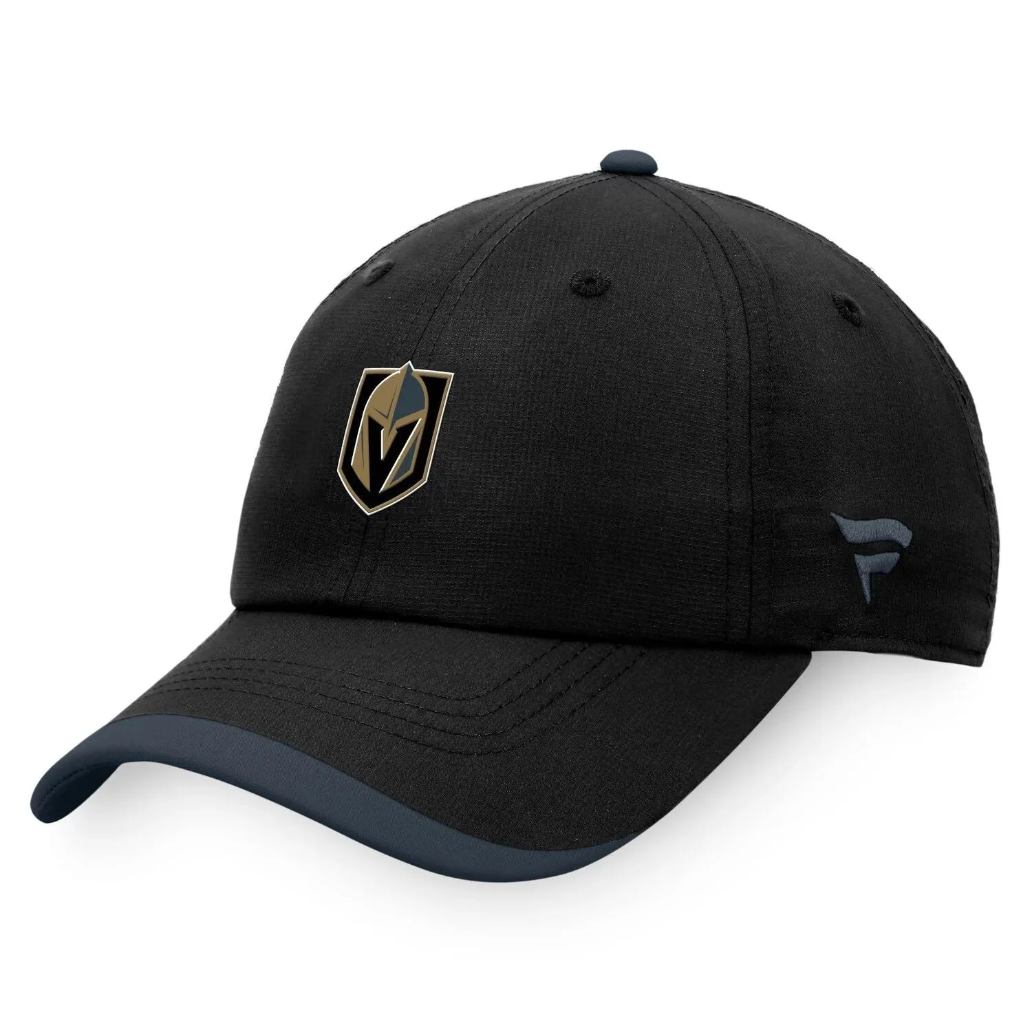 Men's Branded Black Adjustable Fanatics Vegas Golden Knights Authentic Pro Rink Pinnacle Hat
