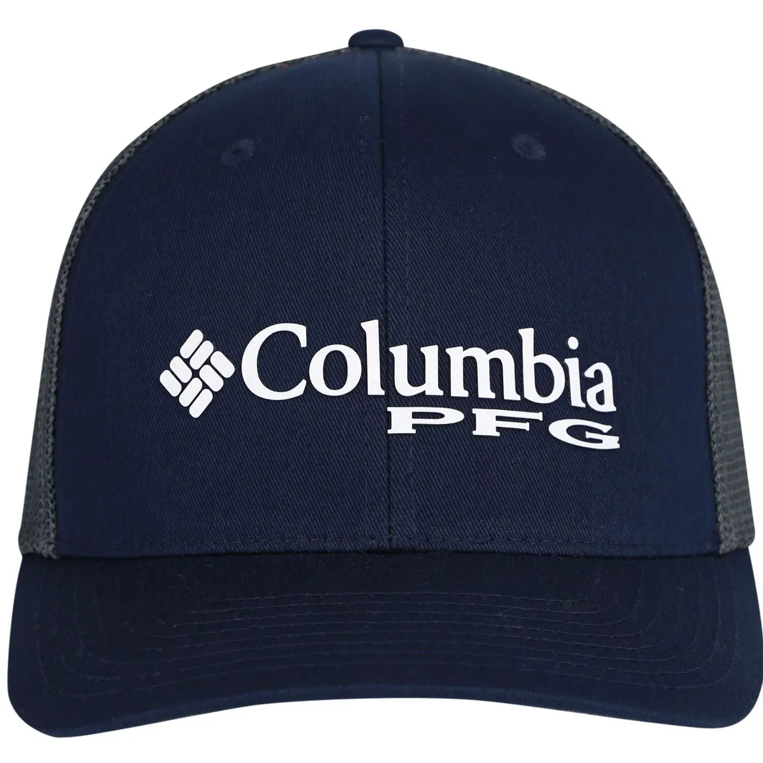 Men's Columbia Navy Dallas Cowboys PFG Mesh Snapback Cap