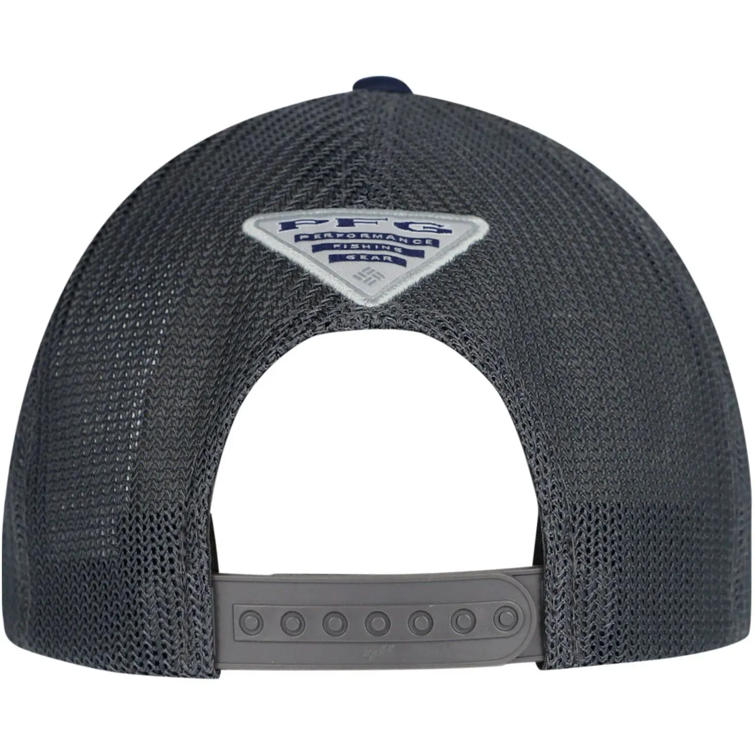 Men's Columbia Navy Dallas Cowboys PFG Mesh Snapback Cap