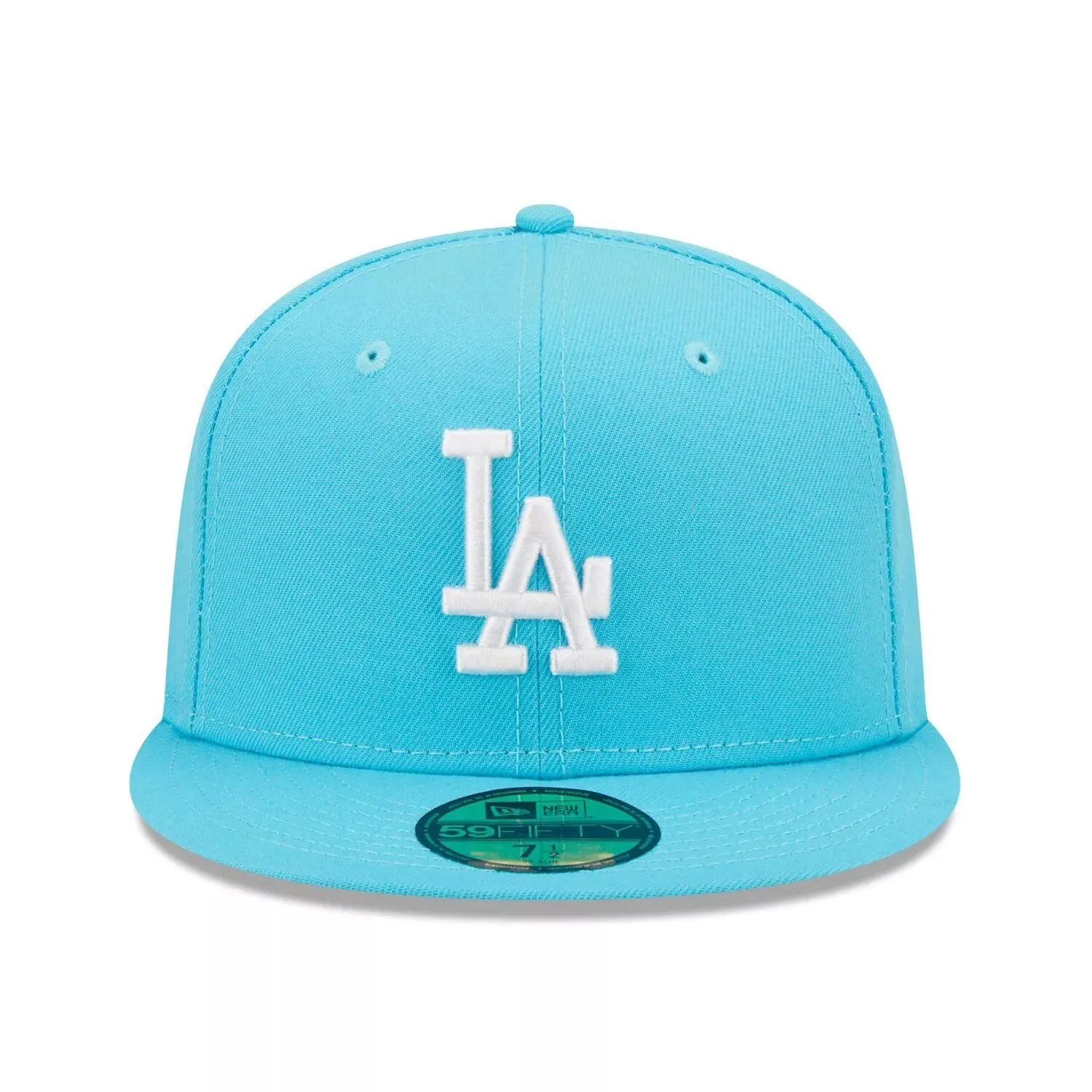 Men's New Era Blue Los Angeles Dodgers Vice Highlighter Logo Fitted Hat 59FIFTY
