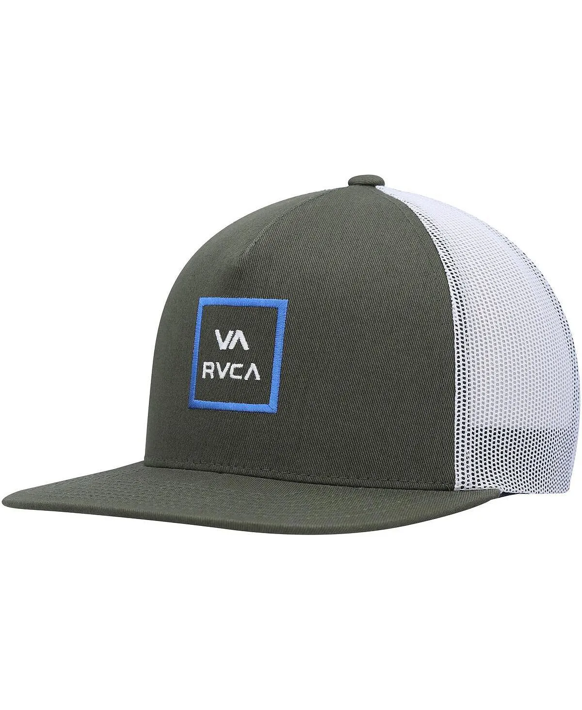 Men's Olive VA All the Way Trucker Snapback RVCA Cap