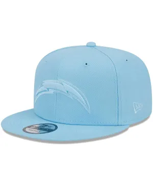 Men's Powder Blue Los Angeles Chargers Color Pack Brights 9FIFTY Snapback Hat New Era