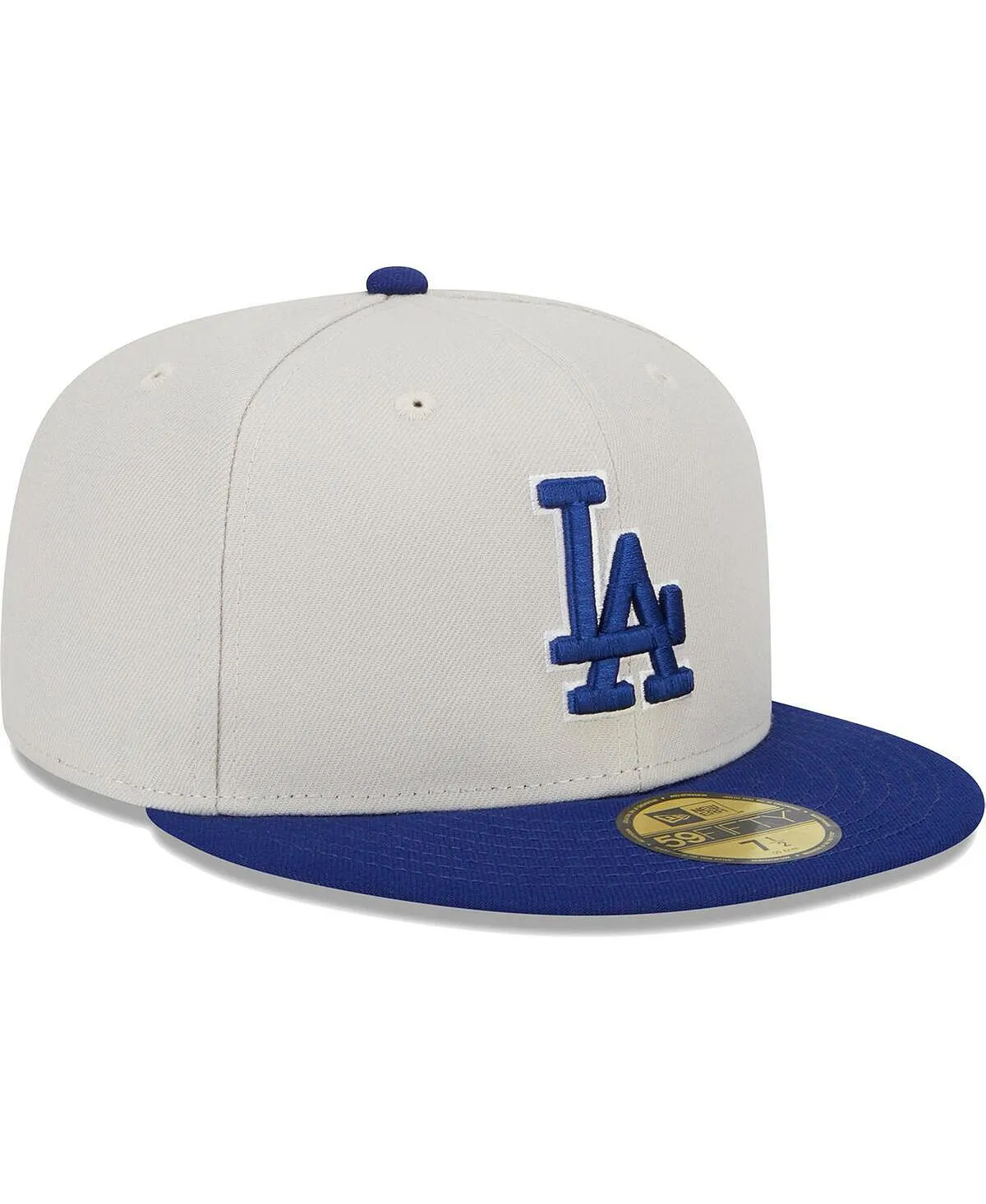 Men's Royal Los Angeles Dodgers World Class Gray Hat with Back Patch 59FIFTY. New Era